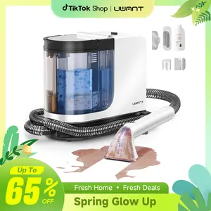 UWANT Portable Carpet Cleaner Machine, Spot & Upholstery Cleaner for Home, Sofa, Couch & Car Interior, Deep Stain Removal Water Extraction Systemr