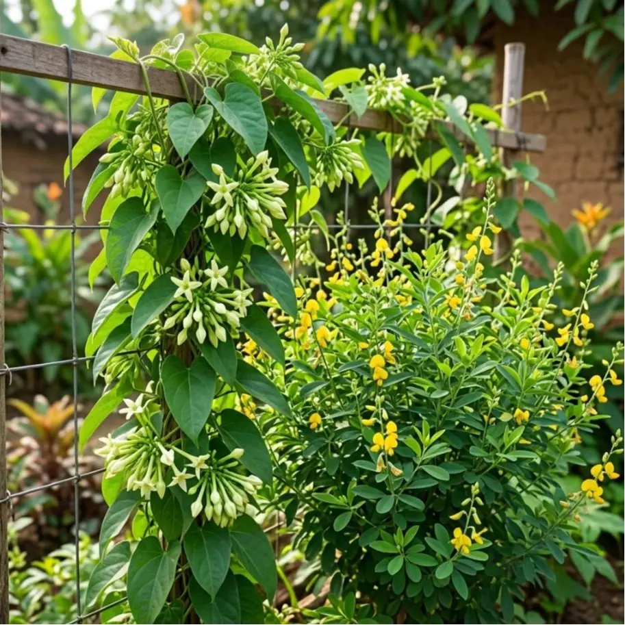 COMBO SPECIAL 20 Loroco Plant Seeds & 30 Seeds Chipilin Seeds
