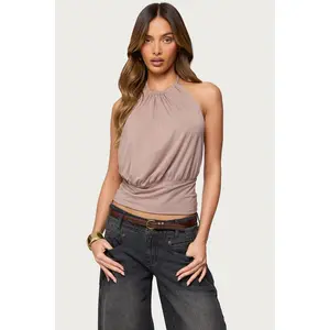 Donya Backless Halter Top