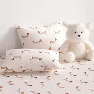 NTBAY 2 Pack Organic Cotton Toddler Pillowcases – Soft & Breathable Jersey Cotton Pillow Covers with Envelope Closure