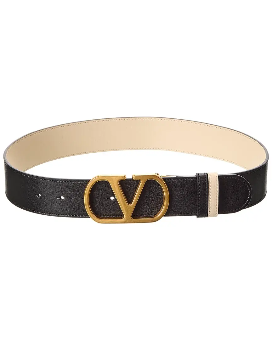 Valentino VLogo Signature Reversible Leather Belt