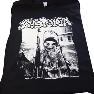 Dystopia Hardcore Punk Grind Metal T-Shirt Edgy Streetwear For Rebels
