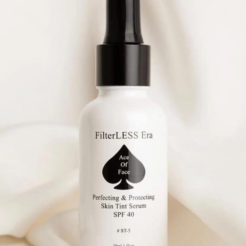 Ace of Face SPF Skin Tint Serum Hyaluronic Acid Hydrating Dry Skin Alcohol Free Sensitive Skin Fragrance Free All Skin Types All Skin Types Oil Control Moisturizing