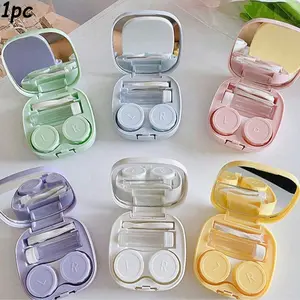 1 PC Compact Storage Solutions: Stylish Cases with Travel Makeup Mirror, Premium Tweezers, Handy Tools & Mini Travel Bottles