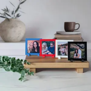Classic Frame - Mini - Stylish and Versatile Photo Display for Single Magnets - Ideal for Fridge, Flat Surfaces, or Wall - Perfect for Cherished Memories