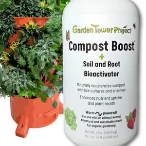Garden Tower Project Compost Boost & Soil + Root Bioactivator 32 fl oz