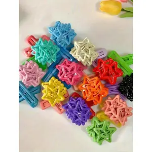 Colorful Star Shaped Hair Clips, Cute Hair Accessories for Women, Suitable for Thick Hair, cute Hair Accessories for Party, Everyday Accessories