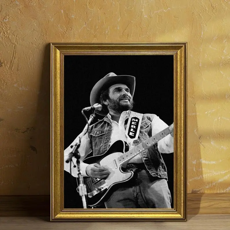 Merle Haggard Country Music Legend Poster No Frame