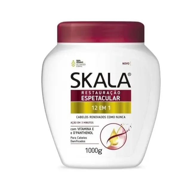 Skala Expert 12-in-1 Treatment Cream & Leave-In Conditioner for Weak, Dull Hair | Hydrates, Repairs, and Restores Strands | 35.2 oz, Moisturizer, Haircare, Deep Conditioner, Youth, 35.2Oz, Cream And Leave-In Conditioner