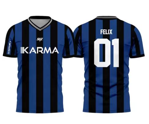 KPOP Stay KARMA Album Fans Support Shirts, World Tour Seungmin HYUNJIN Y2K Streetwear Loose T-Shirt Unisex Customizable Sports Jersey