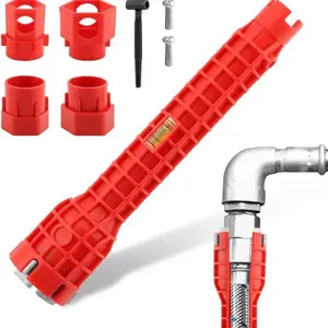 14 in 1 Kitchen Faucet Sink Basin Wrench, Multi-functional Sink Wrench Faucet Installation Tools Basin Wrenches Pipe Installer for Bathrooms, Toilets, Sinks Plumbing