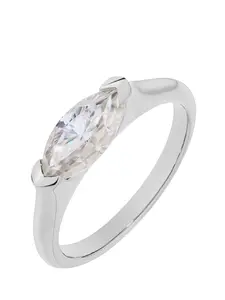 Elegant Women's Synthetic Moissanite Engagement Ring, Rectangular Cut Design, Perfect Gift for Birthdays & Daily Wear, High-End Jewelry Accessory