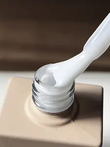 Liquid gel 01 Builder Gel, 15g Jelly Milk Hard Gel for Nails Extensions Nail Art Manicure Strenghtener Nailtech