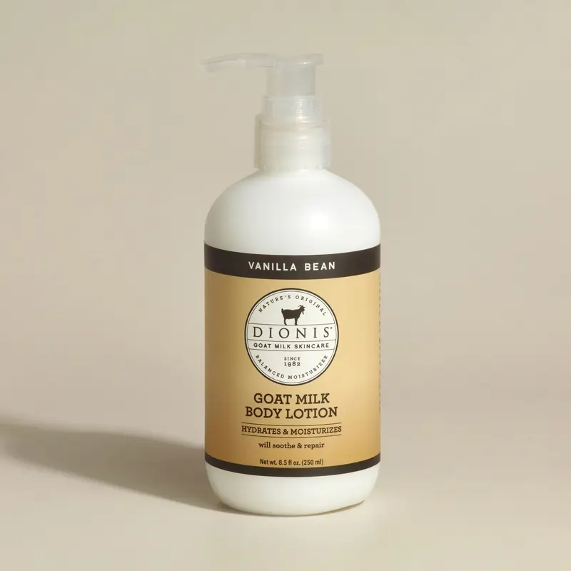 Dionis Vanilla Bean Goat Milk Body Lotion - Nourishing 8.5 oz Body Lotion for Hydration & Skin Nourishment