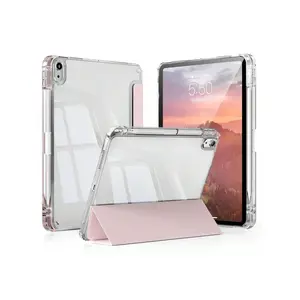 Pink Premium Phone Case 1PC Tablet Protective Case Compatible with Ipad Soft Anti-Fall Protection, Ultra-Thin/Smart Stand/Auto-Wake Compatible with Ipad 9.7/10.2/10.9/11/12.9, 10th Gen, Air 11, Air4/5/6, and Galaxy A7/A8/A9+/S6/S7/S8/S9/S9FE/S10+