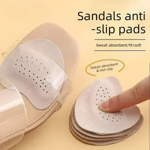3 Pairs Non-slip insoles for sandals and high heels, self-adhesive forefoot pads, invisible ultra-soft anti-fatigue insoles for sweaty feet