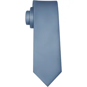 Men's Classic Satin 3.15" Soild Color Necktie Wedding Business Tie & Gift Box