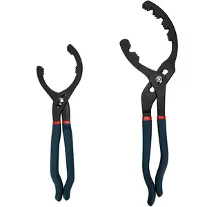 Oil Wrench Set, 12" & 16" 2pcs Pliers, Removal Tool,, No Slipping