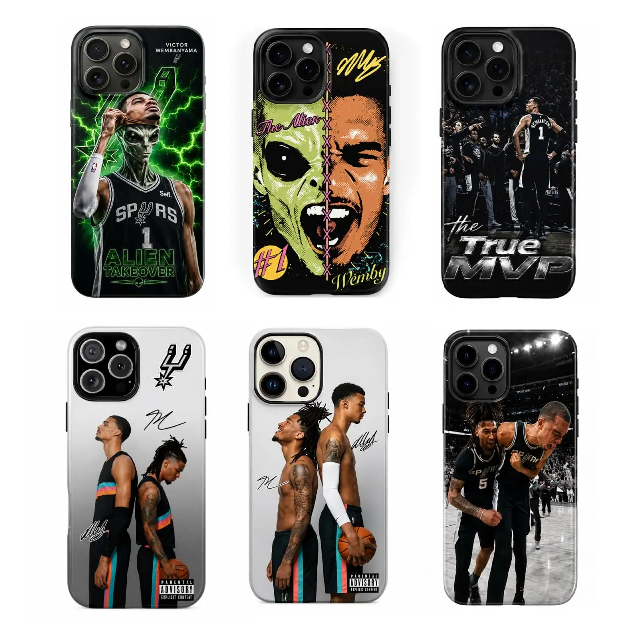 Graphic WWembbyy Basketball 3 Style Phone Case, Case for iPhone 16 15 14 13 12 11 X,Tough Phone Case, Gift for fan