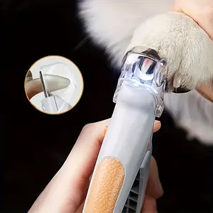 LED Pet Nail Clipper |   1pc |   Ergonomic Non-Slip Handle |   Precise Cat & Dog Nail Trimmer |   Safe, Easy Grooming |   Essential Pet Care Supply essential pet care supply