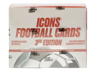 2026 Club Legacyz Icons Soccer Third Edition Hobby Box