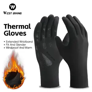 WEST BIKING Winter Gloves.Highly Elastic Soft And Skin Friendly Outdoor Sports Gloves,Touch Screen Windproof Thermal Gloves,Full Finger Anti Slip Design for Ski Scooter Motorcycle Bike Cycling