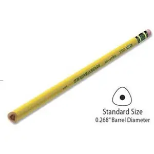 Dixon Ticonderoga Company Dix13856 Dixon Tri-Write Pencil