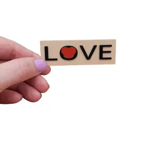 1:24 Scale LOVE Wall Decor - 1/24 Modern Mini Doll House Furniture Miniature