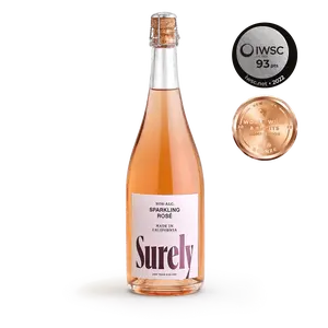 Surely Non-Alcoholic Sparkling Rosé Wine