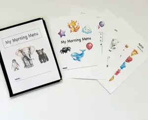 Personalized Preschool/Kindergarten Morning Menu Bundle with 51 Activity Pages busy book