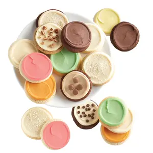Cheryl's Cookies® Buttercream Cookies Assortment, with 24 Gourmet Buttercream Frosted Cookies in 11 Delicious Flavors, Individually Wrapped, Ideal for Gifting or as a Personal Treat