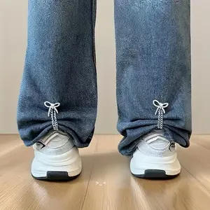 Adjustable Pant Leg Fastening Clips, Button-Style Hemming Tool for Chain-Lined Pants, Prevents Legs Dragging, No Sewing Needed