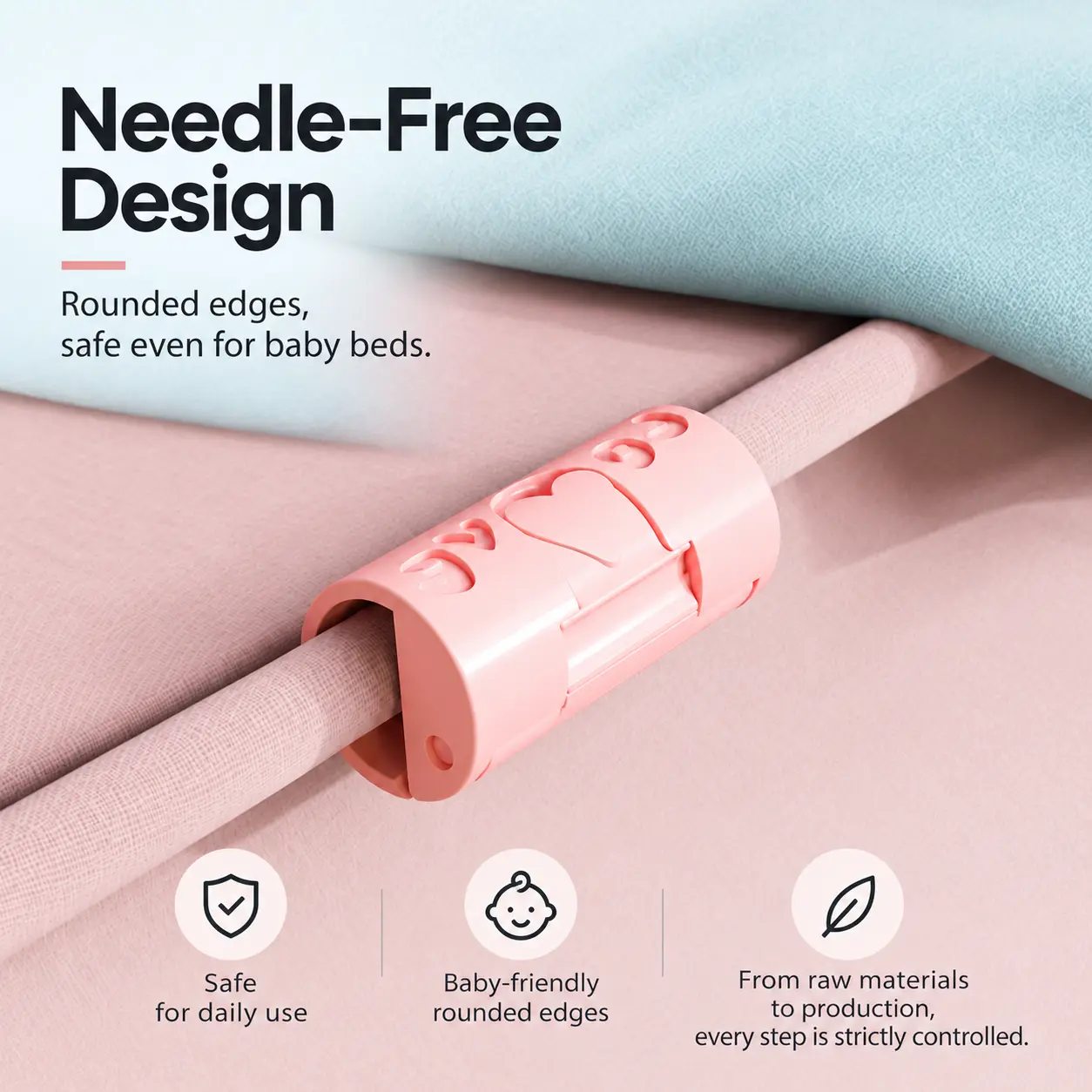24PCS Adjustable Bed Sheet Gripper Clips, 2-Level Tightness Fasteners to Help Keep Sheets in Place, Anti-Slip Bedding Holders for Mattress Corners, Random Colors
