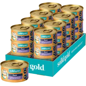 Solid Gold Flavorful Feast™ Tuna & Sardine Wet Food for Cats Solid Gold Flavorful Feast™ Tuna & Sardine Wet Food for Cats