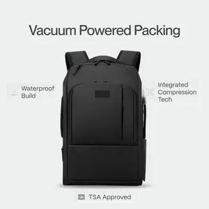 AVIO | Apex Vacuum Backpack, Expandable 20–30L Travel Backpack with Compression System, Carry On Size, Waterproof 900D, Laptop Backpack with Multiple Compartments