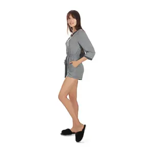Memoi Two Tone Modal Short Romper