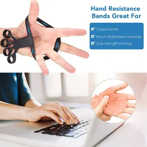Silicone Finger Stretcher & Hand Grip Trainer | Arthritis Pain Relief & Rehab Strengthener