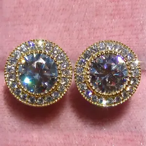 Fashionable and elegant earrings, sparkling accessories for women, earrings for women, Circular inlay design,stylish accessories, casual and fashionable jewelry, Mother's Day and Valentine's Day gifts, jewelry gifts for her