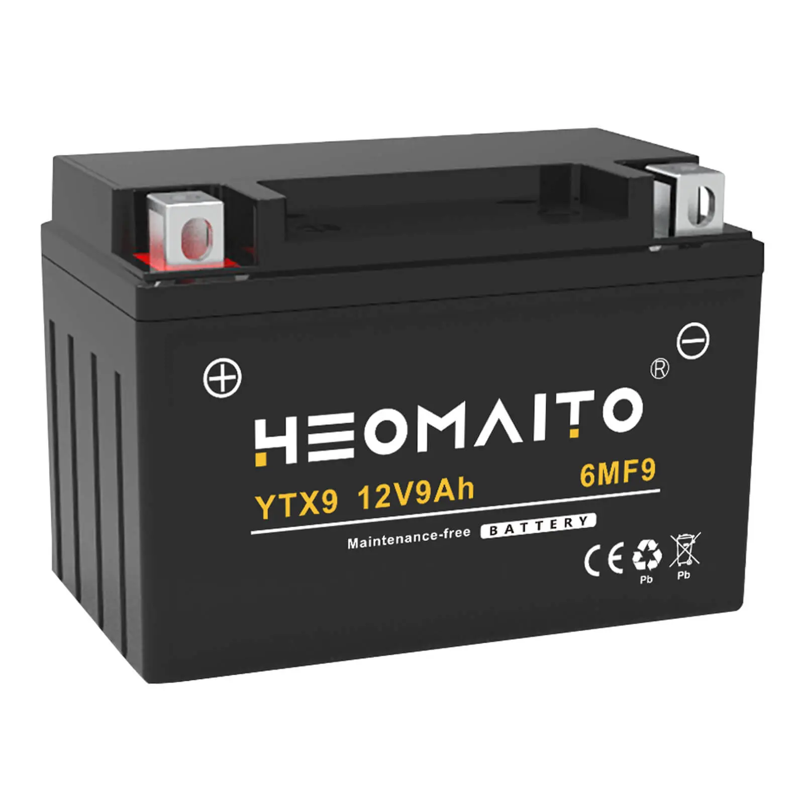 2V SLA Replacement Battery for Motorcycle, Dirt Bike & Snowmobile (YTX9, YTX20HL, YTX30L)