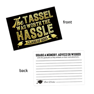 Graduation Advice & Wishes Cards Set, High School Grad Decoration Party Supplies, Perfect Gift for Class of 20 Year Students