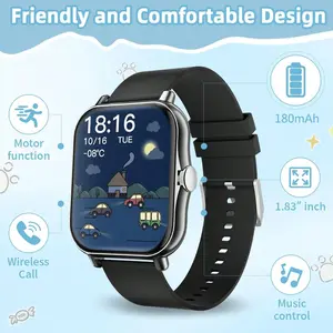 Kids Smart Watch That Saves Sweet Memories - Wireless Call, Music, Custom Wallpapers, Photo Album & Sedentary Reminder