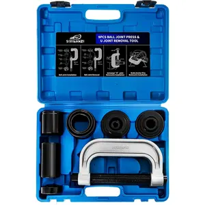 Ball Joint Press and Removal Kit, 10PCS U Joint Press and Removal Tool for Most 2WD and 4WD Cars and Light Trucks