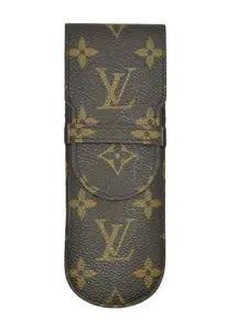 Pre-owned Louis Vuitton Canvas Pen Case Monogram (3) Perfect For Daily Use