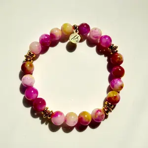 TTT Live Exclusive Gold & Persia Jade Gemstone Bracelet