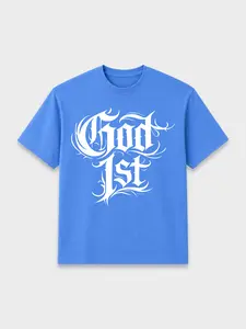 God 1st (Blue) Unisex Tee