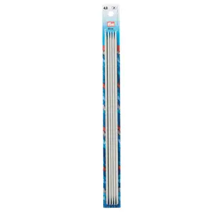 12" Double Point Knitting Needles, Aluminum