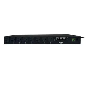 Tripp Lite Metered PDUMH15ATNET 15A PDU - 8 x NEMA 5-15R - 1.8kVA - 1U Rack-mountable Zero-U Vertical Rackmount