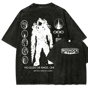 Bioshock Unisex Fit Washed T-Shirt 10