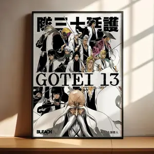 Bleach Anime Poster - Gotei 13 Anime Art Print Anime Gifts
