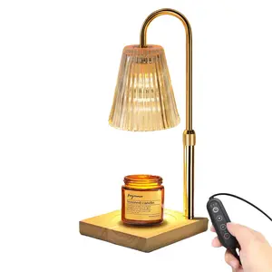 Table Lamps Led Candle Warmer Lamp for Home Decor Aromatherapy Melting Wax Night Light With Timer Dimming Desk Lights